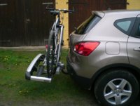 fahrradträger Nissan Qashqai J10 Paulchen Heckklappe